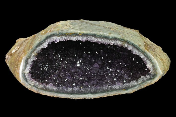 Wide, Purple Amethyst Geode - Uruguay #135346